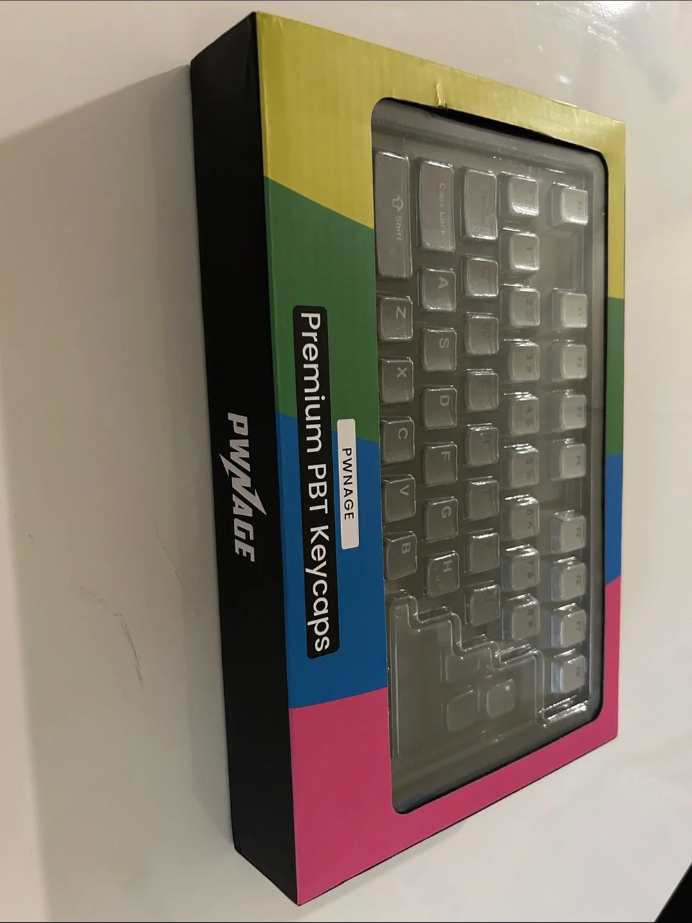 PWNAGE Premium Gray PBT Keycaps - 60% Keyboard Set